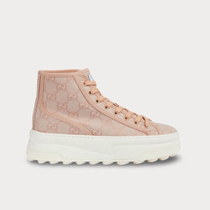 Gucci Canvas GG Supreme High Top Sneaker - Women’s 7